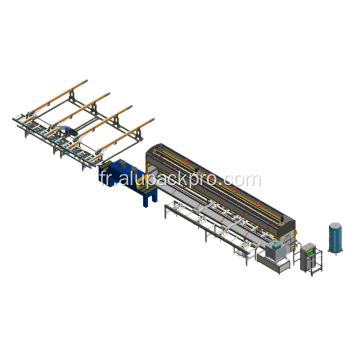 Ensacheuse à paquet unique pour matériaux en aluminium